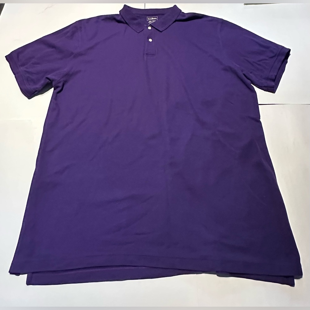 L.L. Bean Men's Premium Double L® Polo, Banded Short-Sleeve Without Pocket